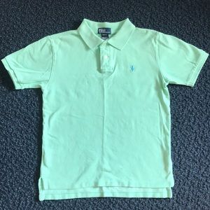 Boys light green polo